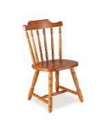 Didone Old America wood Chair rustic country kitchen restaurant community bar