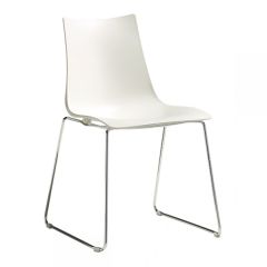 Scab Design Zebra Tecnopolimero sled structure Chair