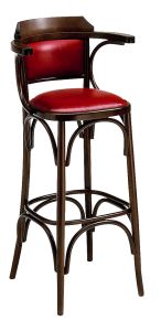 Sassonia Upholstered Stool  viennese style tonet bistrot for home restaurants pizzerias community bar