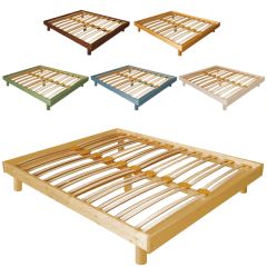 Atena Doble wooden Bed Frame for home hotels b&b comunity