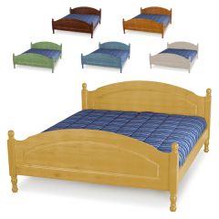 Apollo double wooden Bed for home hotels b&b comunity